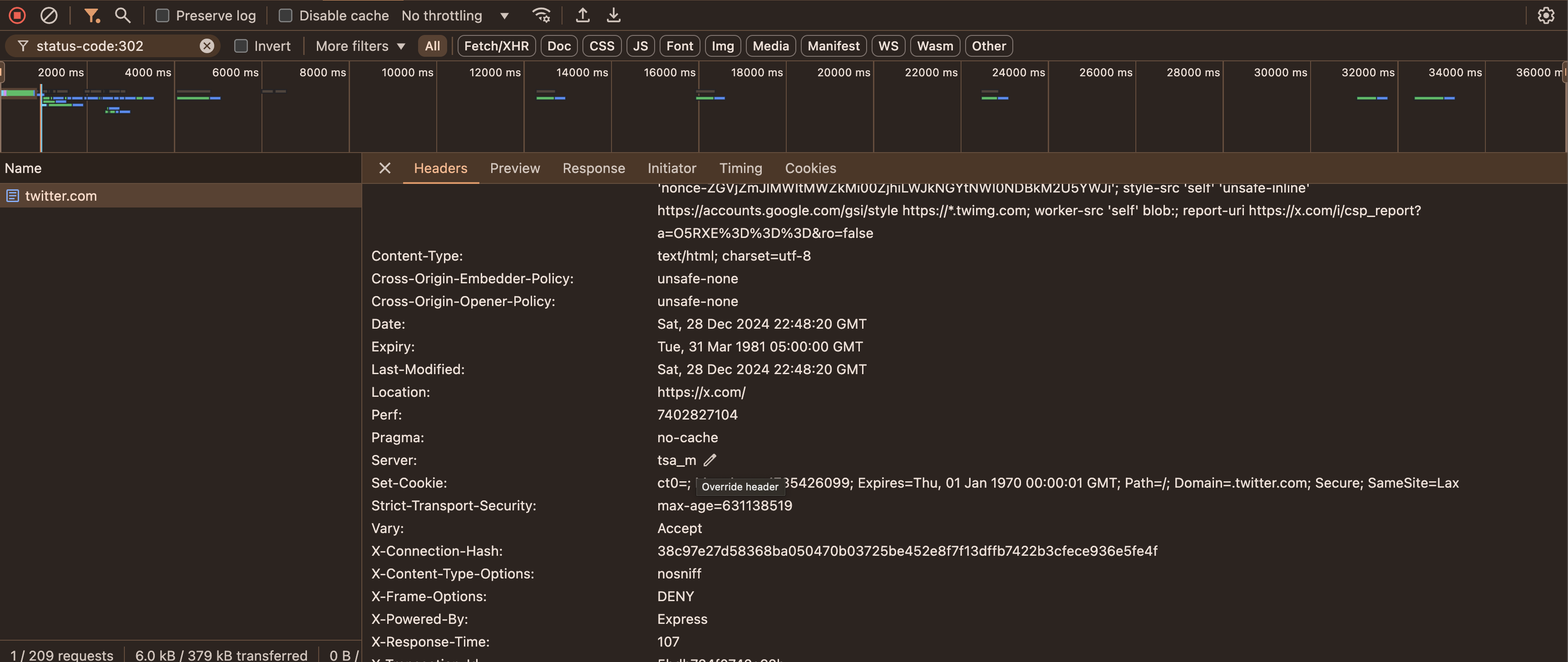 Network console